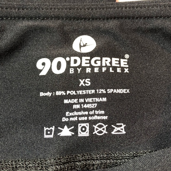 90 Degree Laser Cut Yoga Pants Black Sz. XS - Picture 4 of 9